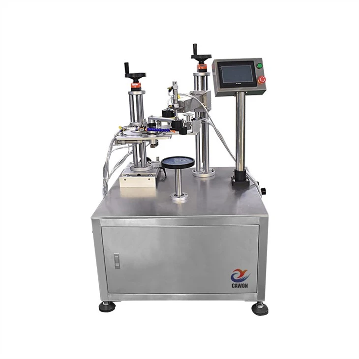 Semi Automaitc Tape Sealing Machine For Cookie Biscuit Snack Food Container